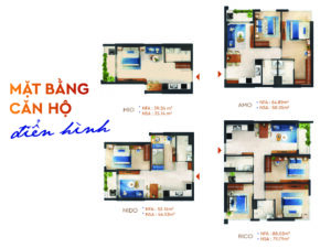 Mặt bằng căn hộ điển hình