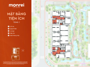 Mặt bằng tiện ích tầng 1