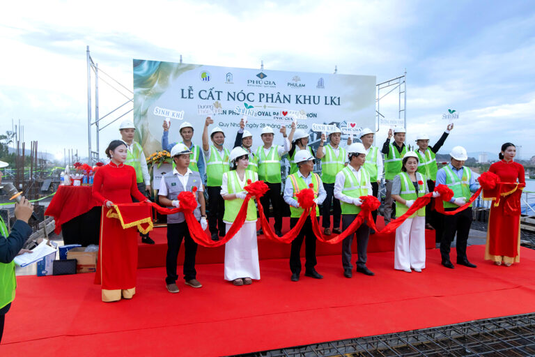 PHÚ GIA ROYAL PARK QUY NHƠN CẤT NÓC PHÂN KHU LK1
