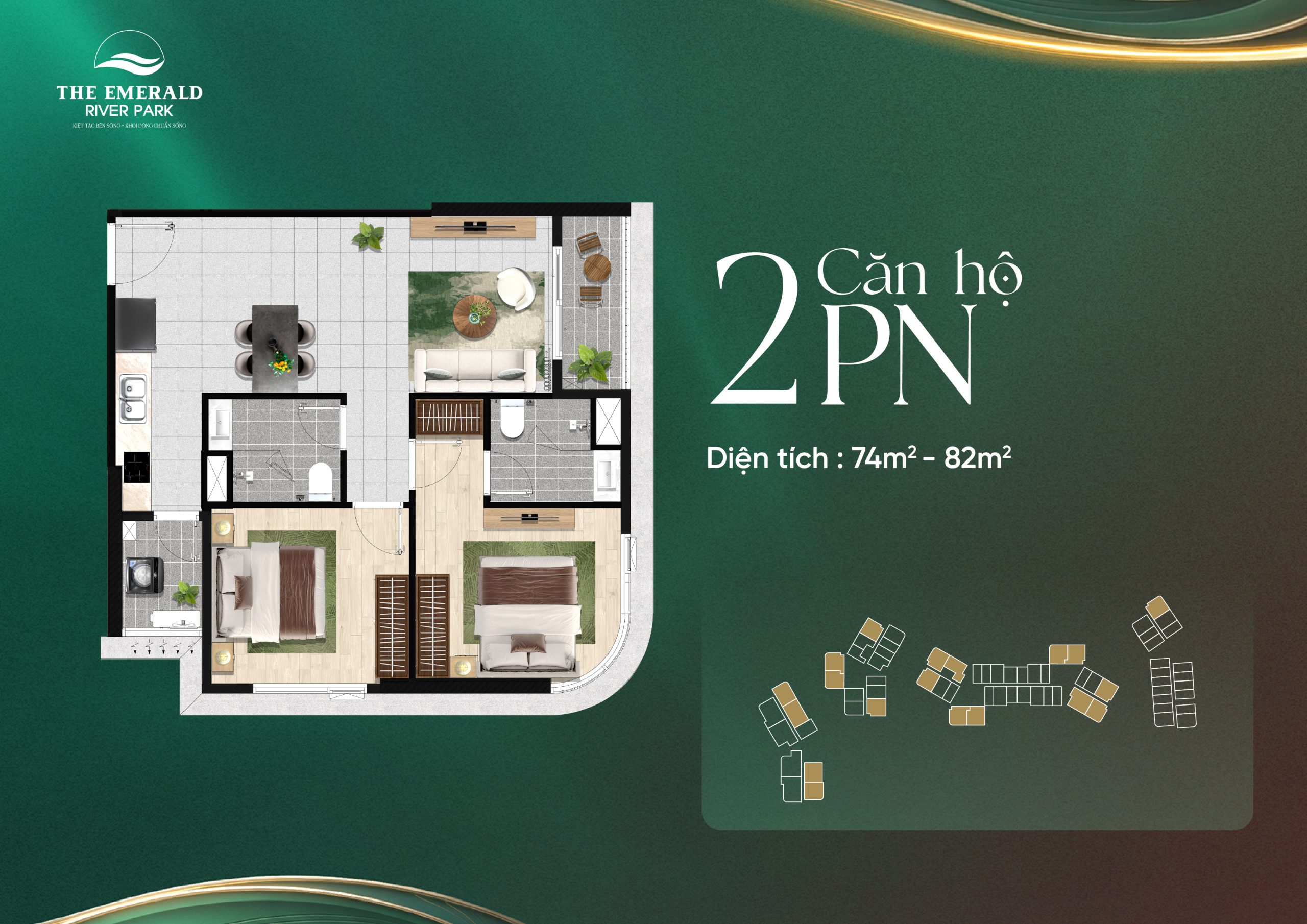 căn hộ 2PN