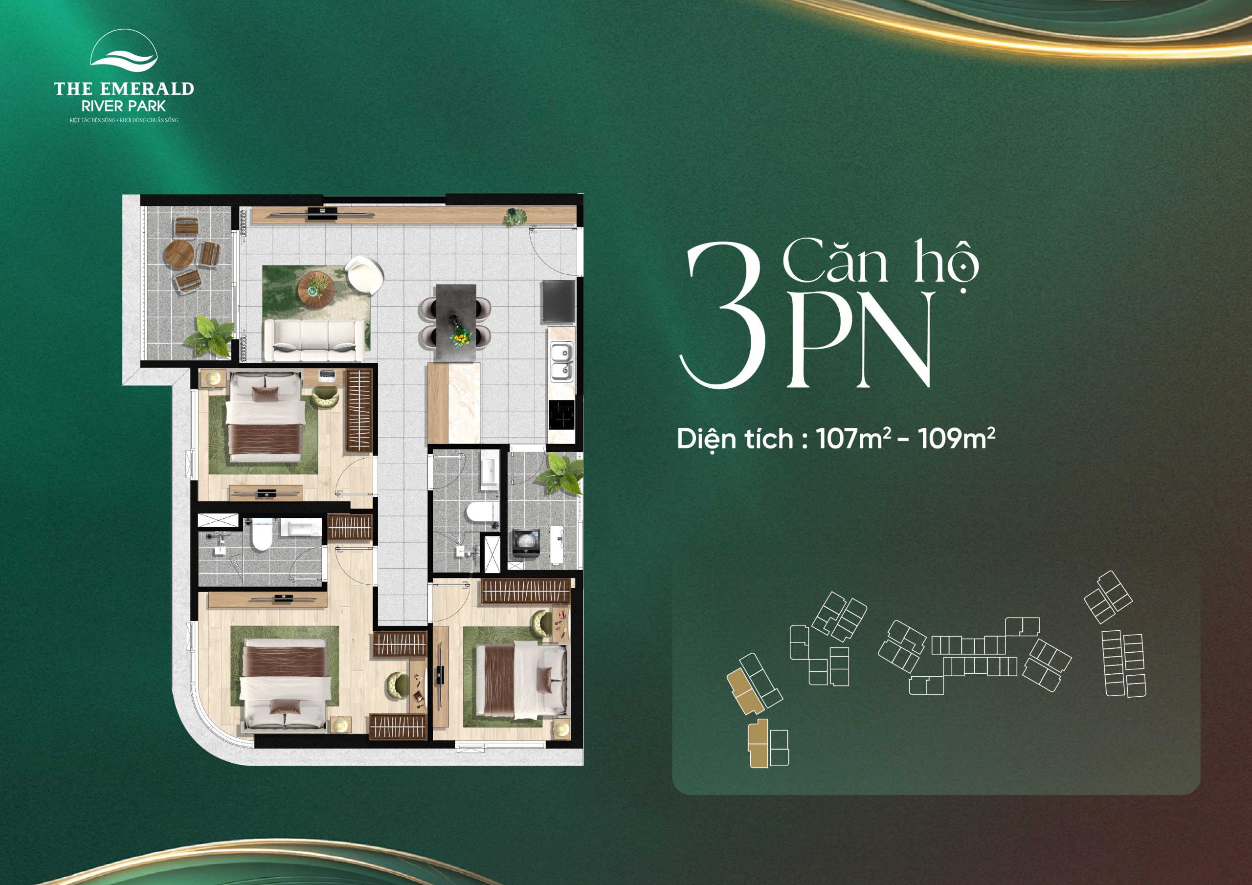 căn hộ 3PN